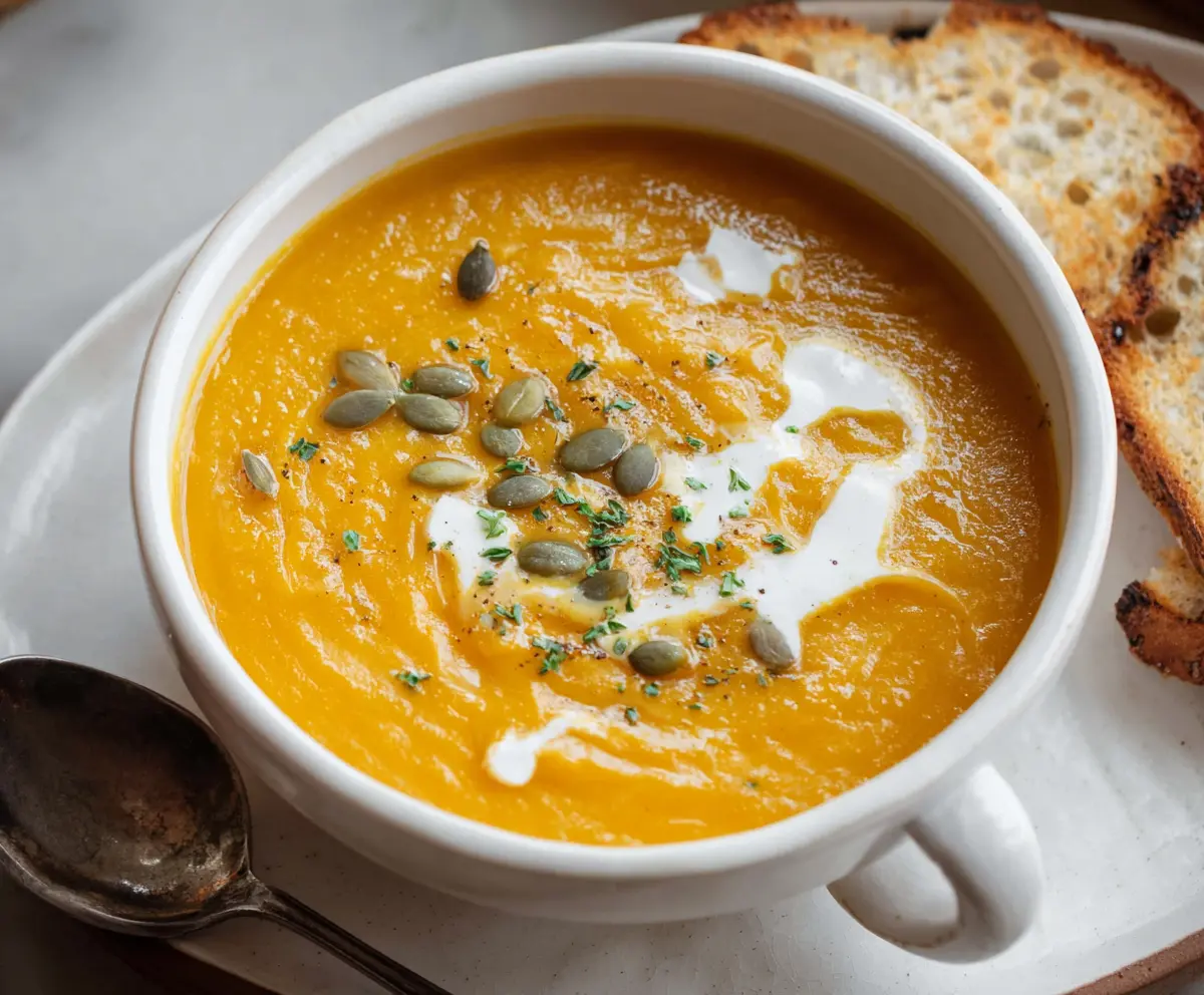 Creamy Roasted Butternut Squash Soup