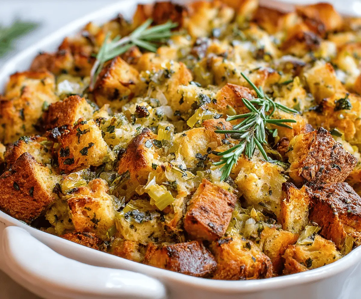Easy Thanksgiving Stuffing Recipe