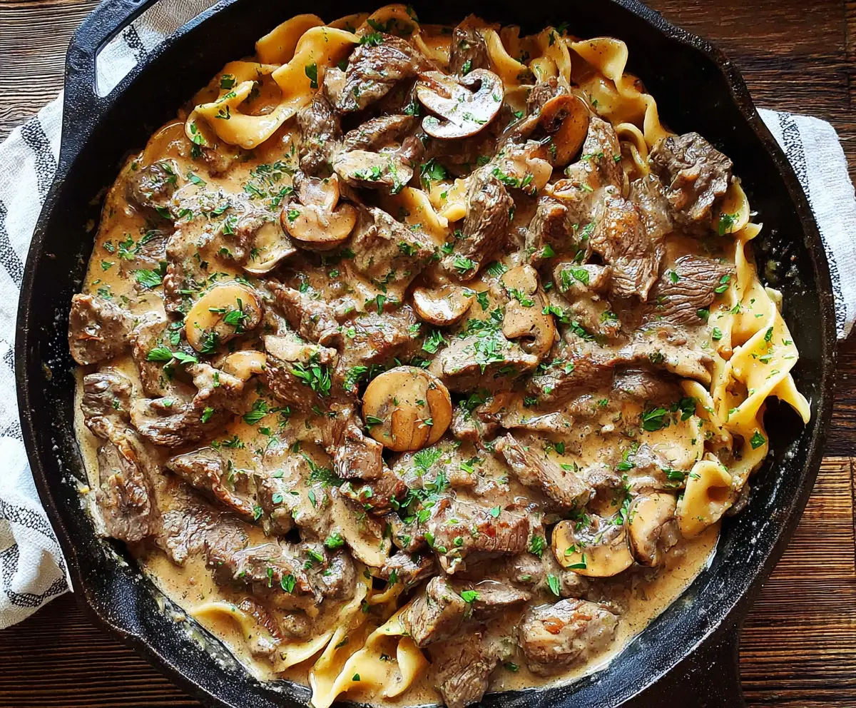 Easy Beef Stroganoff Recipe