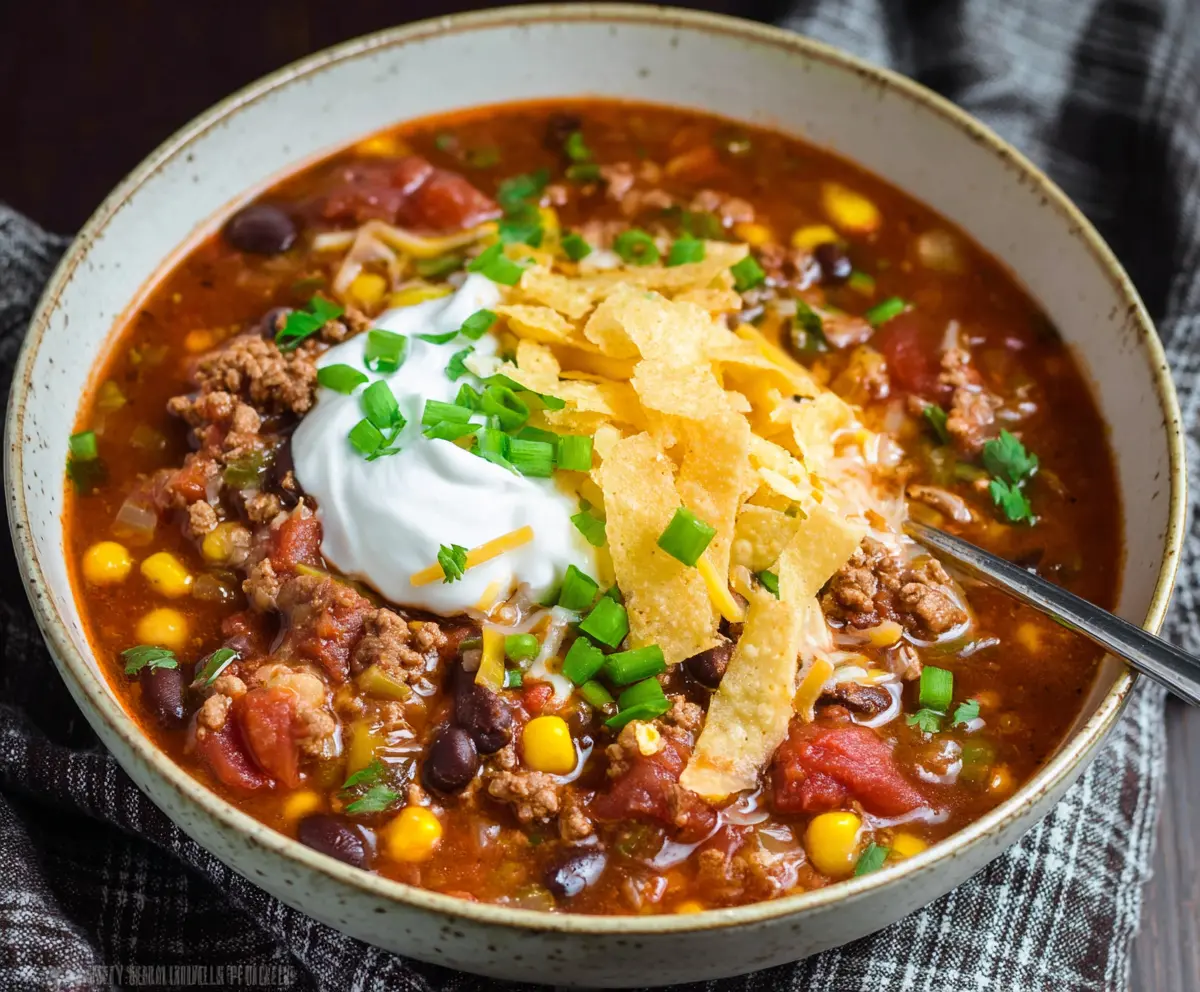 Hearty Bold Taco Soup Recipe