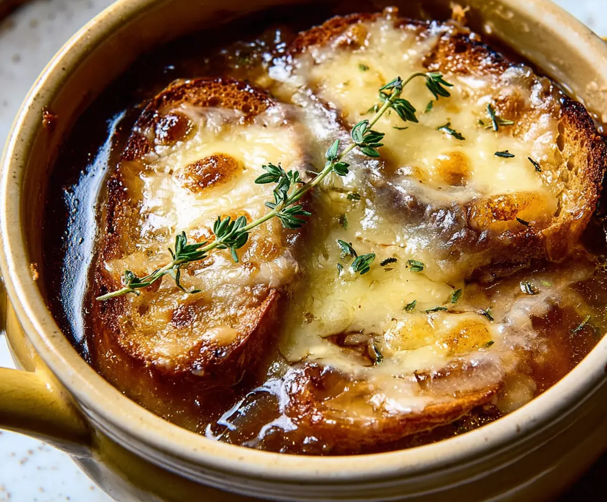 Easy Caramelized Onion Soup Recipe