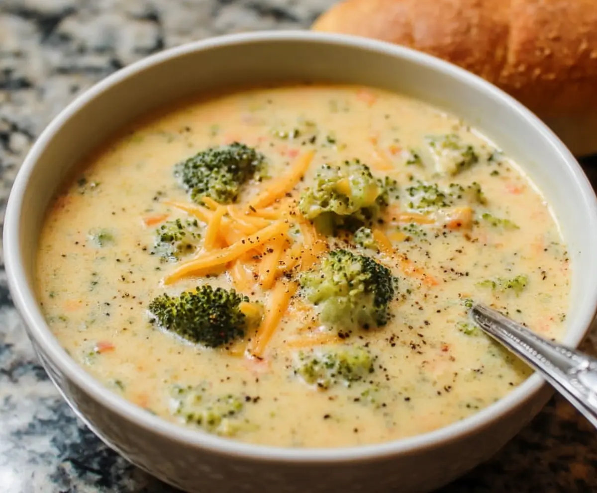 Easy Cheesy Broccoli Soup Recipe