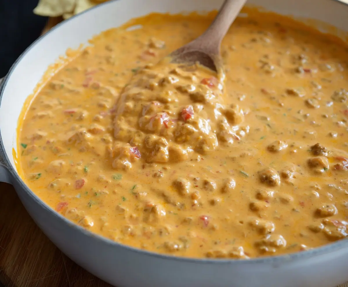 Easy Sausage Rotel Dip Recipe