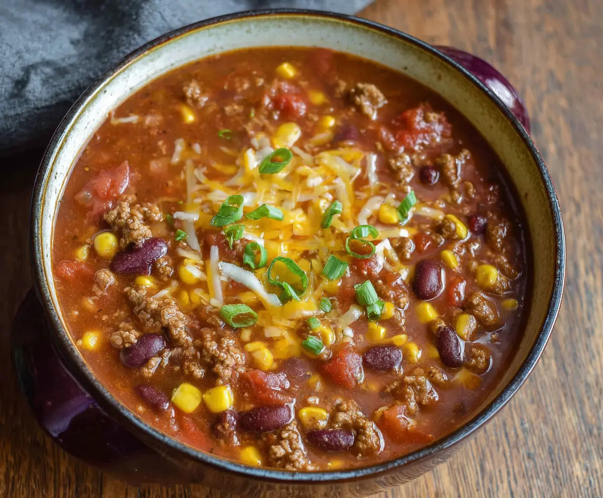 Easy Taco Soup Recipe