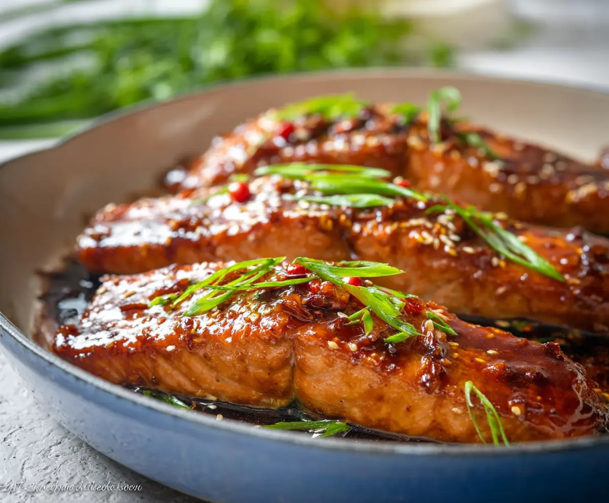 Easy Glazed Teriyaki Salmon