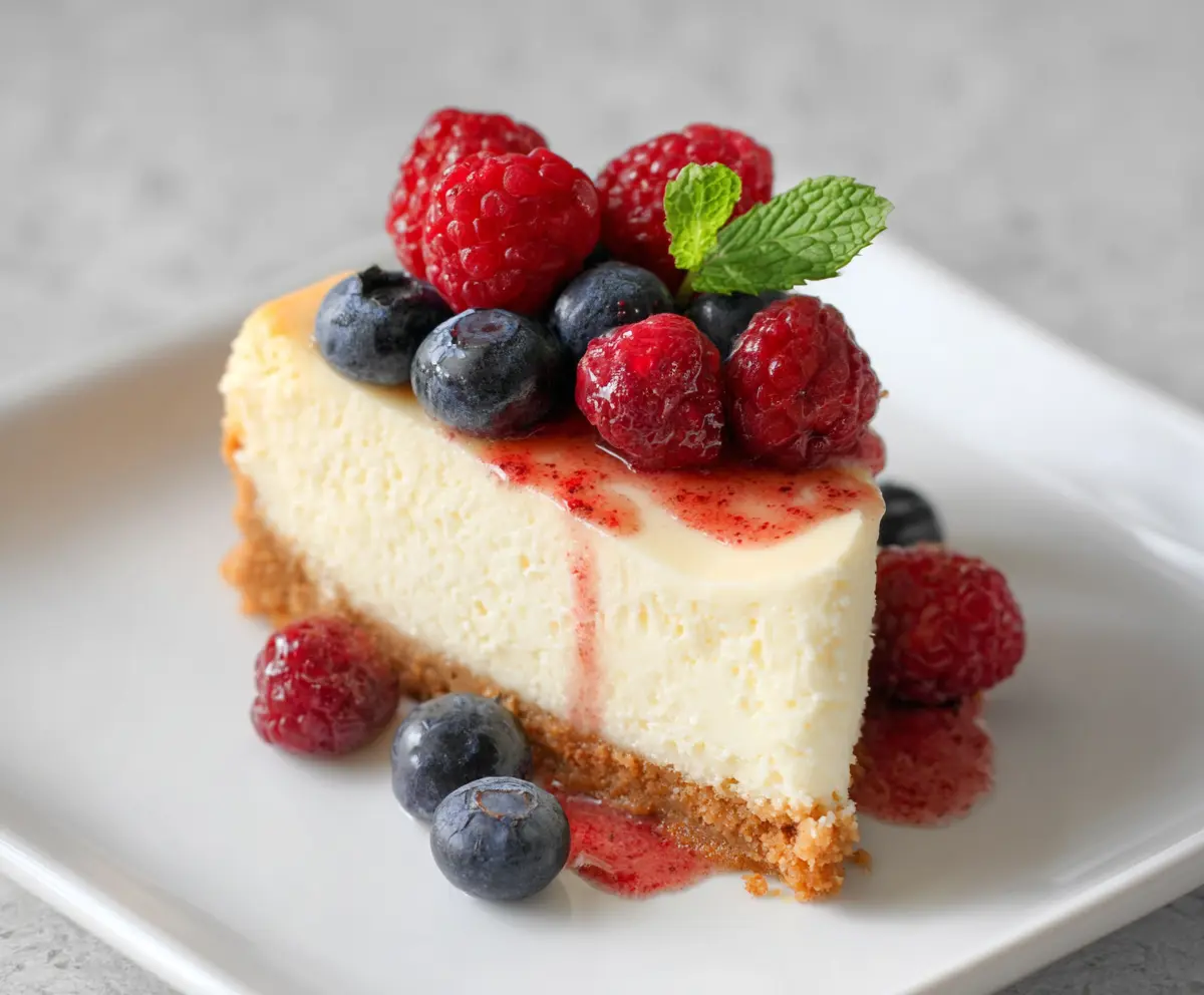 Healthy 100-Calorie Cheesecake