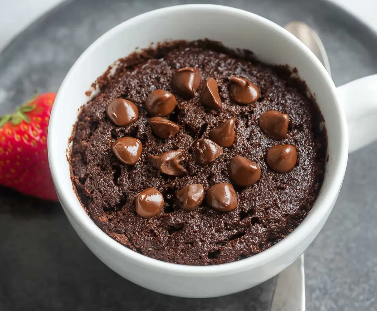 Quick Healthy Chocolate Mug Cake