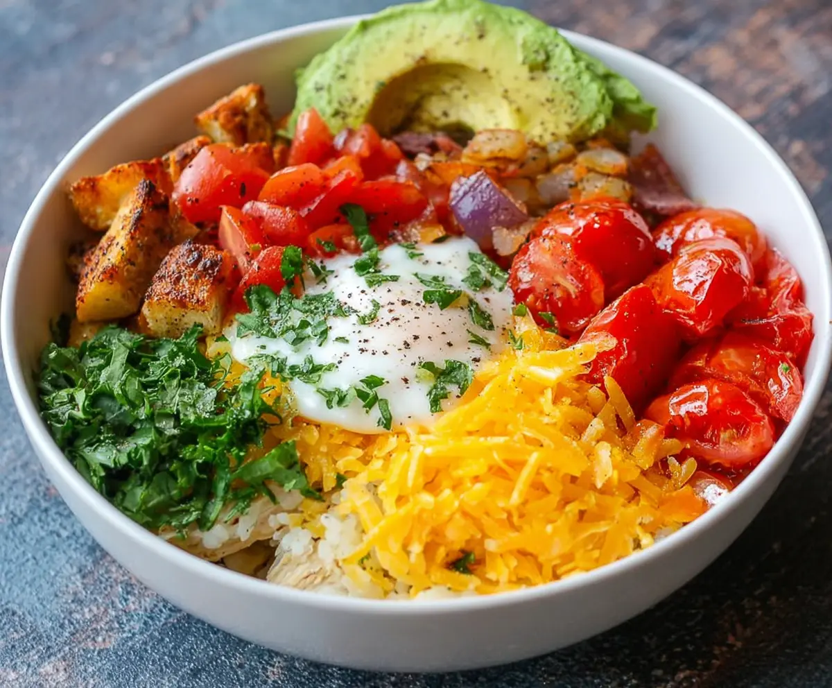 Easy Low Carb Breakfast Bowl