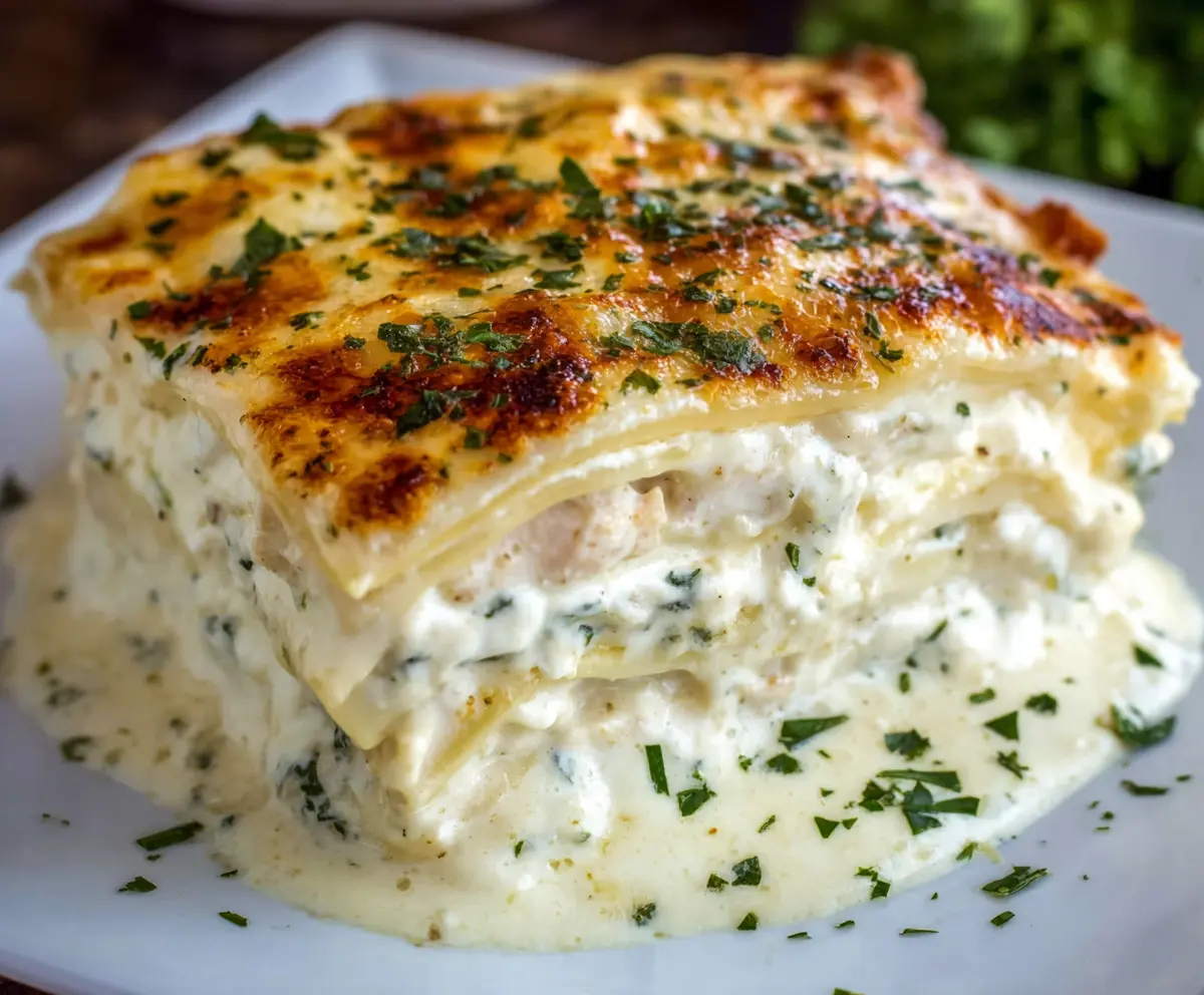 Perfect Creamy White Lasagna Recipe