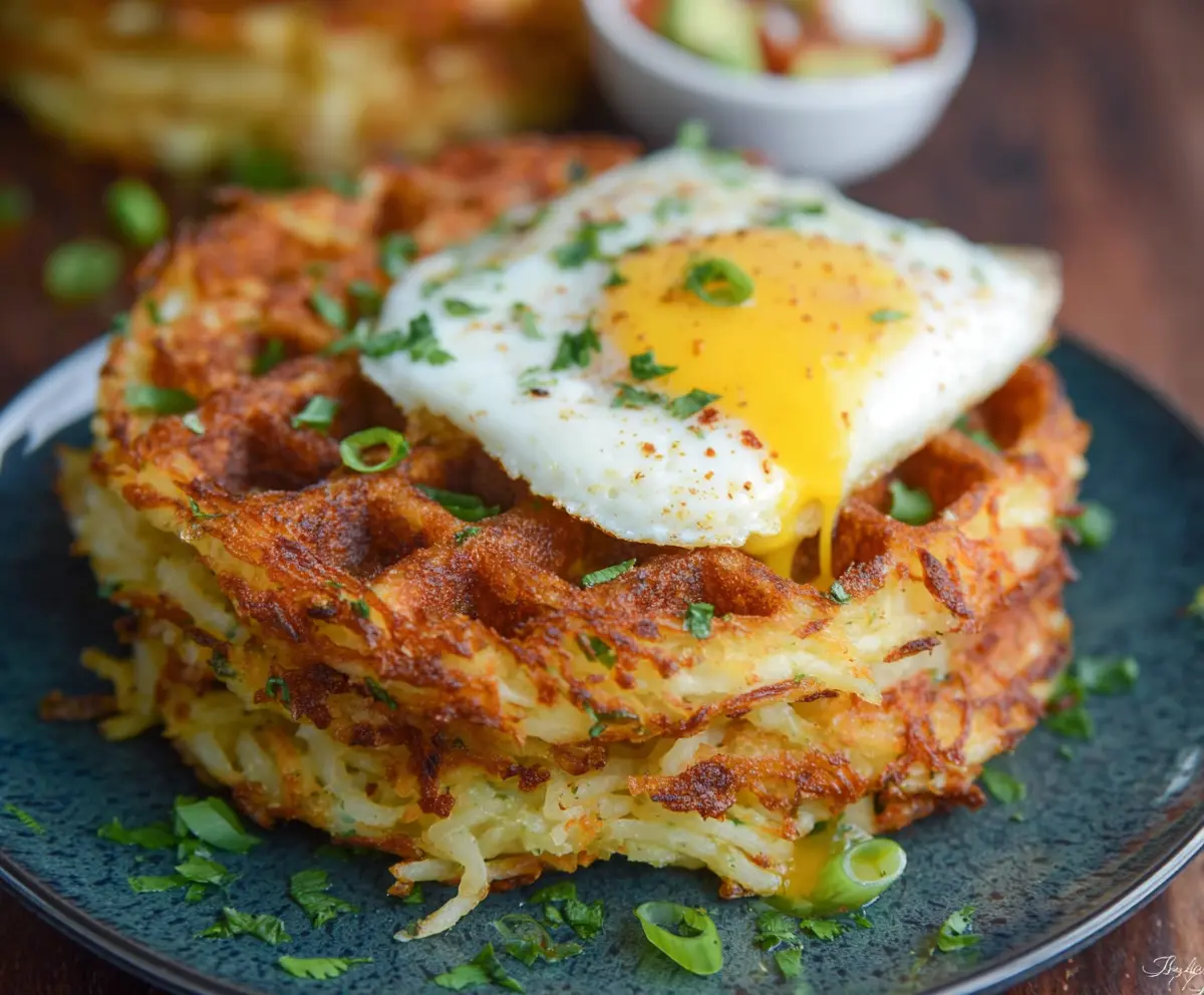 Savory Hashbrown Chaffle Recipe