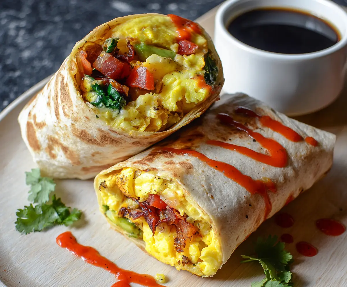 Healthy Breakfast Burritos Easy & Tasty