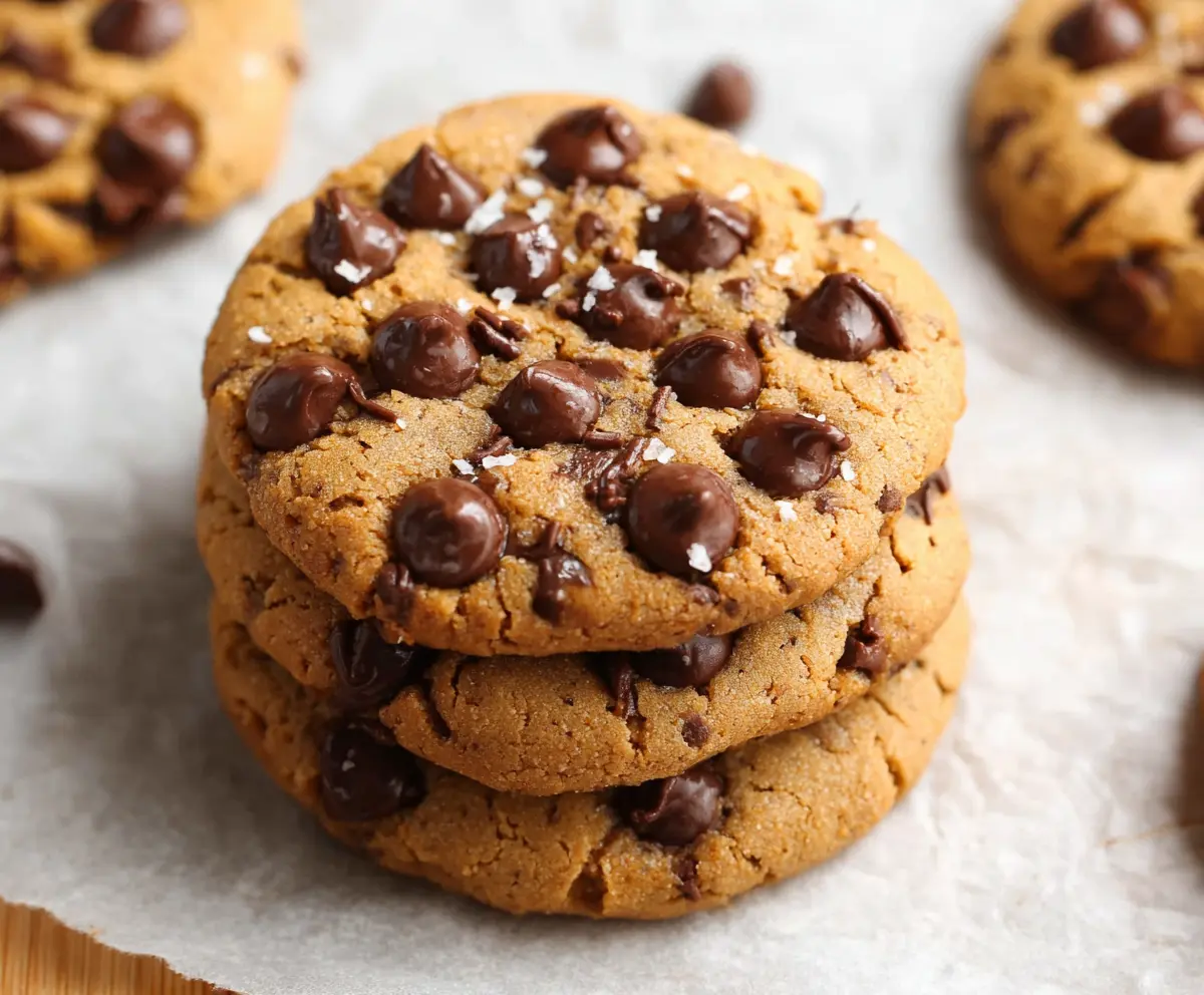 Delicious homemade protein cookies with four simple ingredients, perfect for a healthy snack.