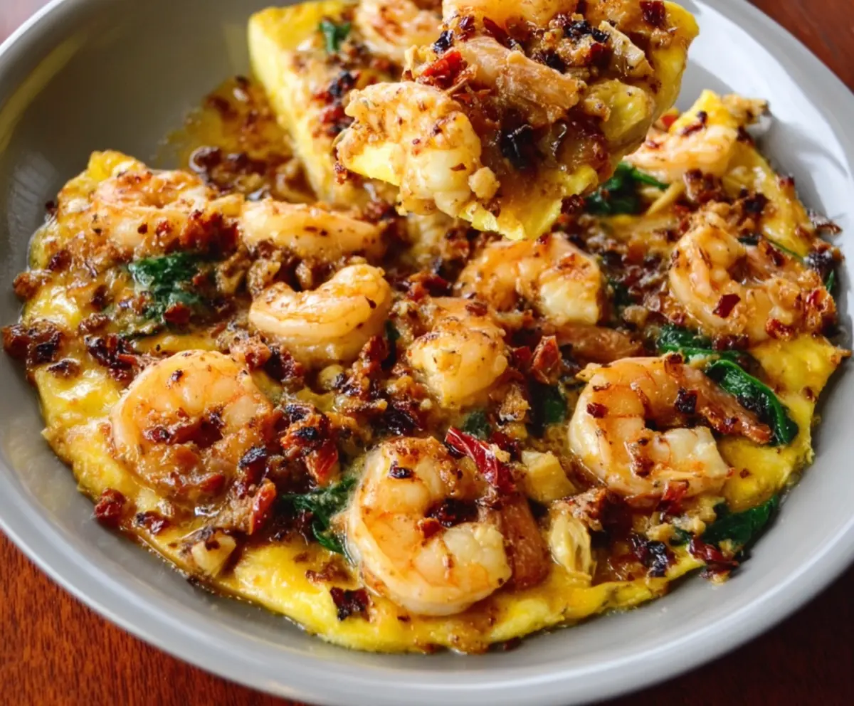 Tuscan Shrimp with Spinach & Artichokes