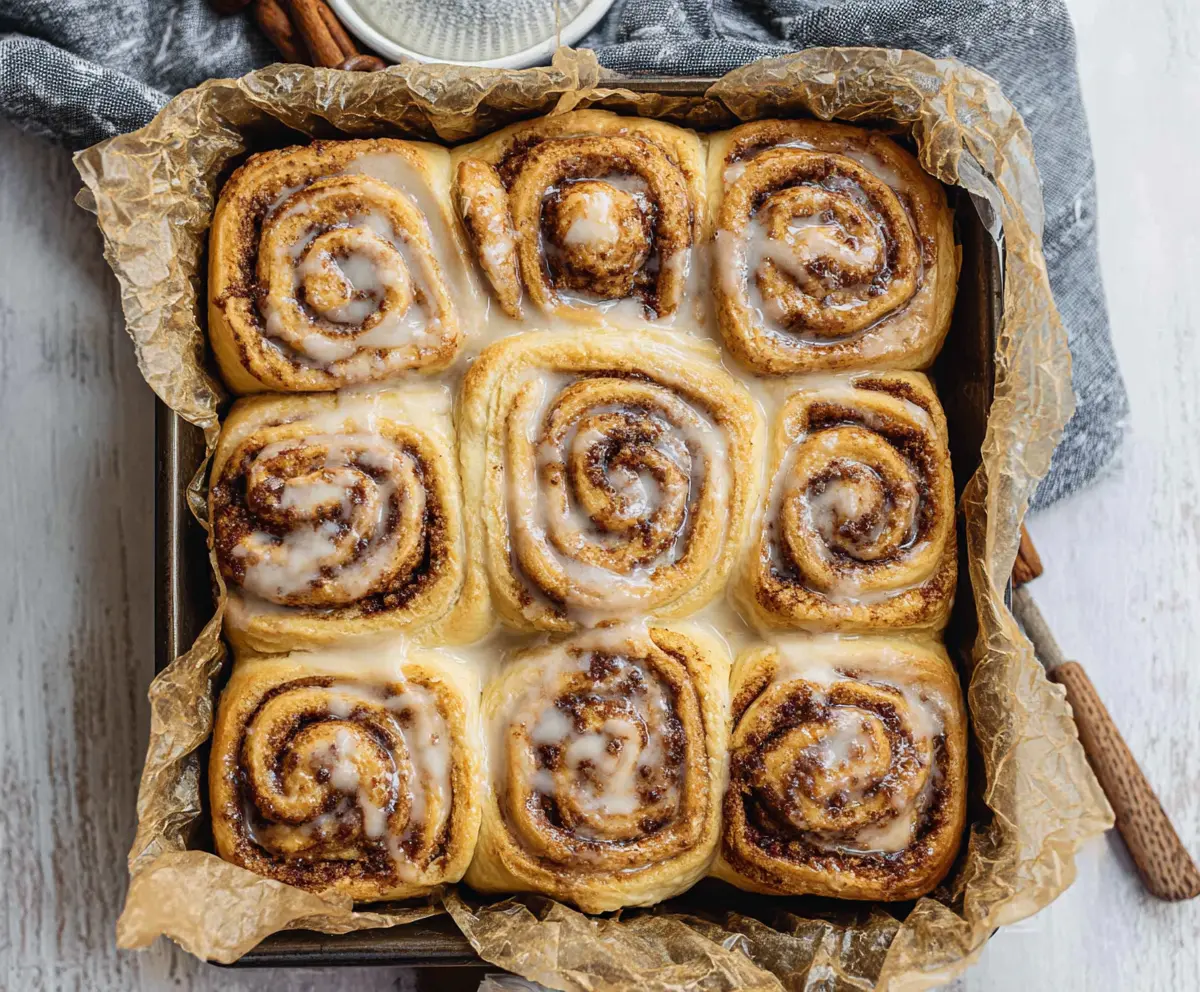 Easy 30-Minute Sourdough Cinnamon Rolls