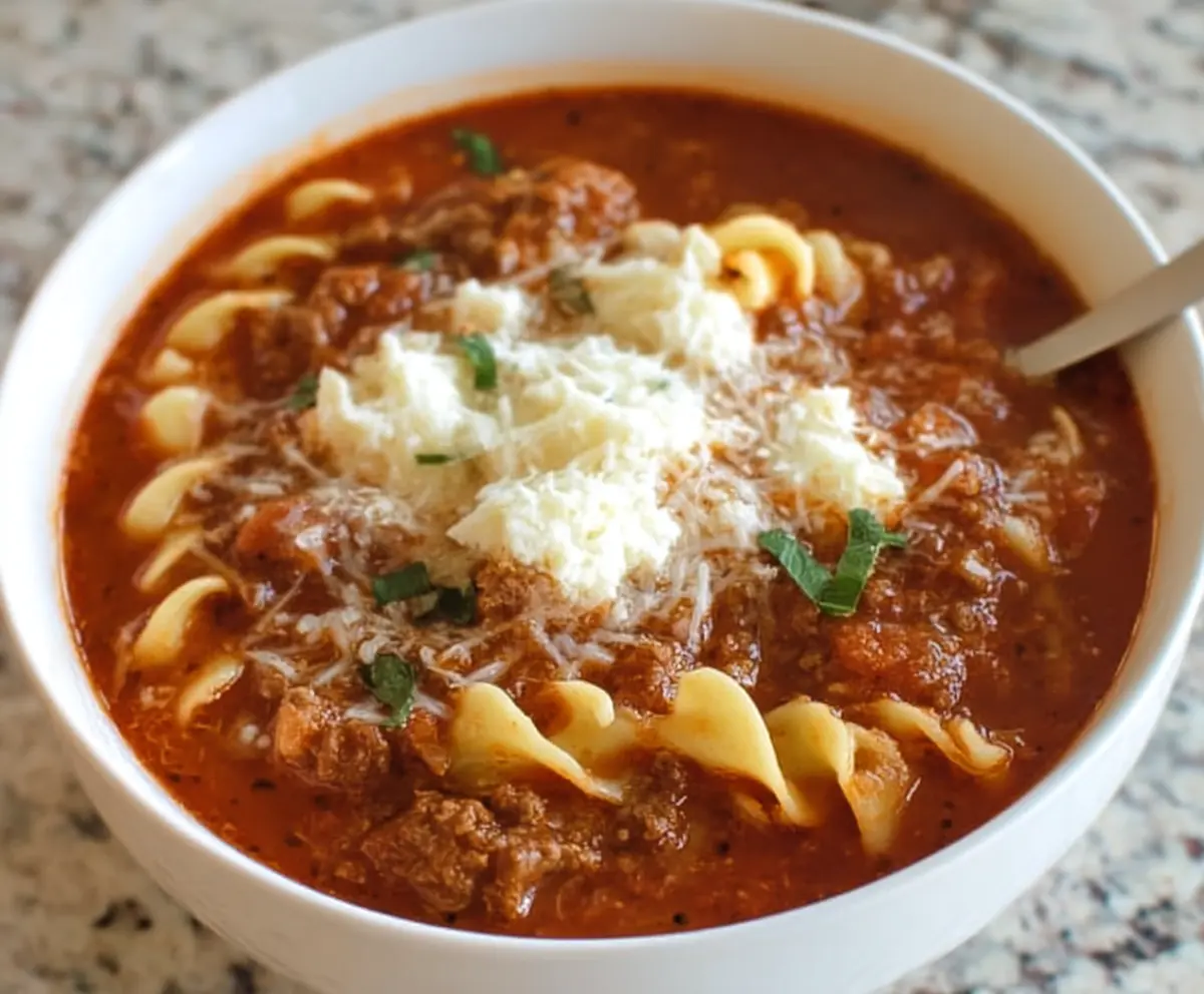 Easy Lasagna Soup Recipe