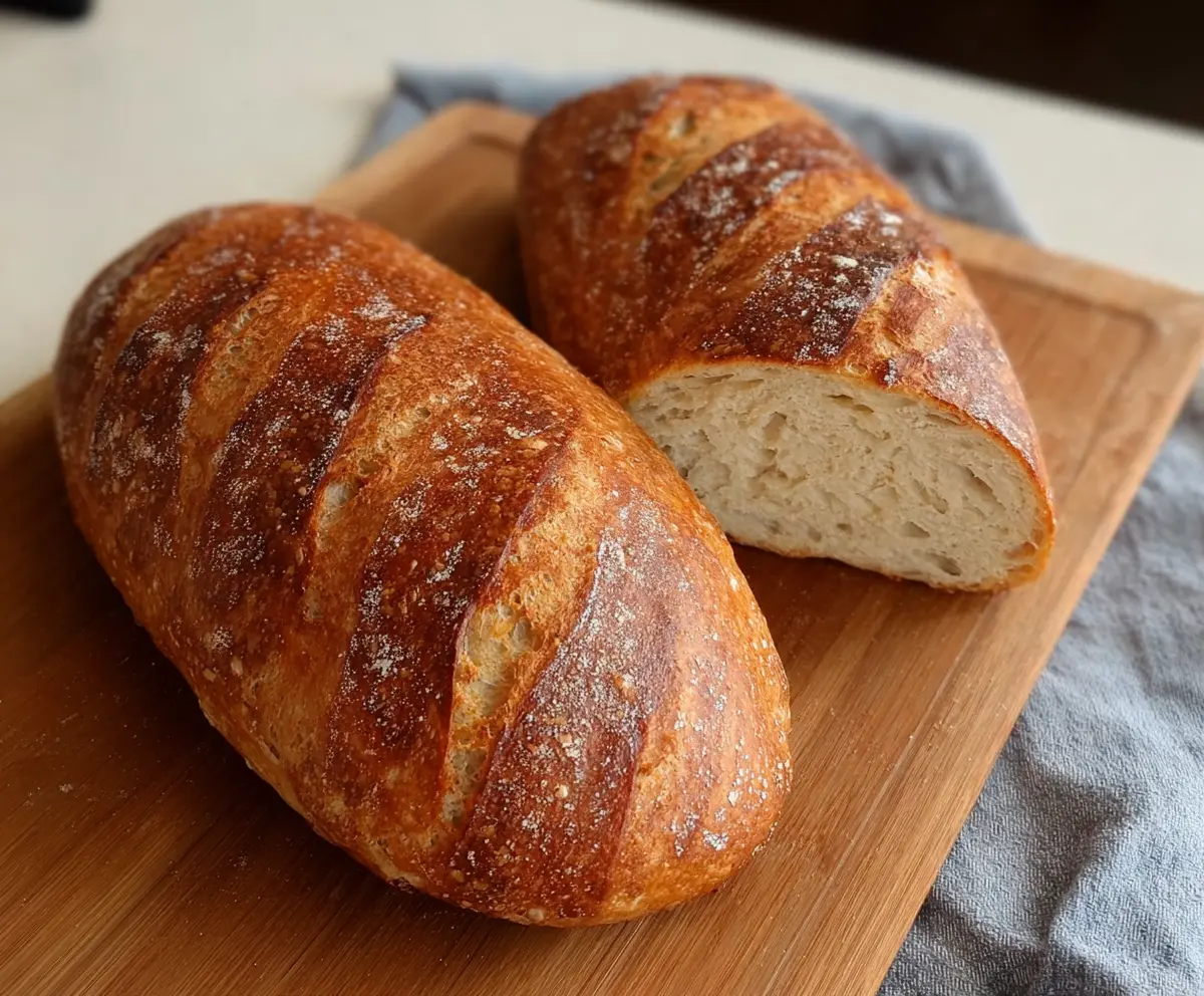 Quick Sourdough Discard French Bread